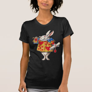 T-SHIRT LE RABIT BLANC D'ALICE AU WONDERLAND
