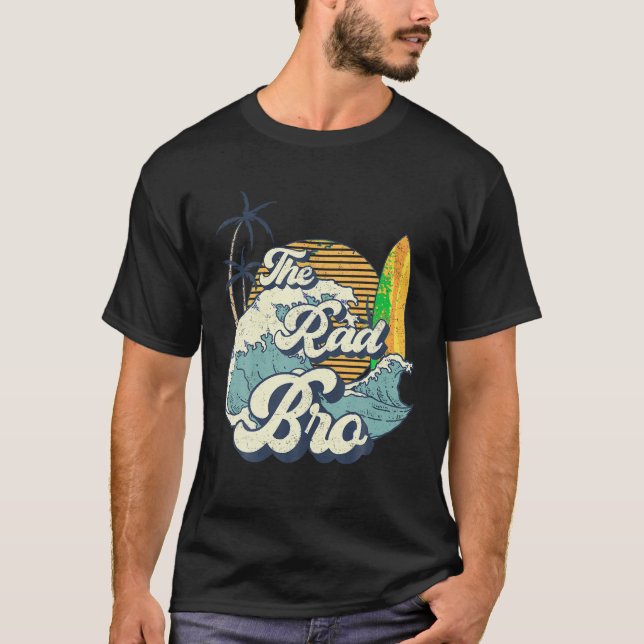 T-shirt Le Rad Bro Big Un Surf Décorations Anniversaires P (Devant)