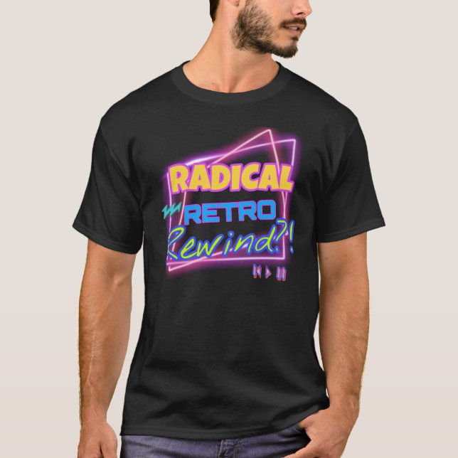 T-shirt Le Radical Retro Rewind Podcast Logo Shirt (Devant)