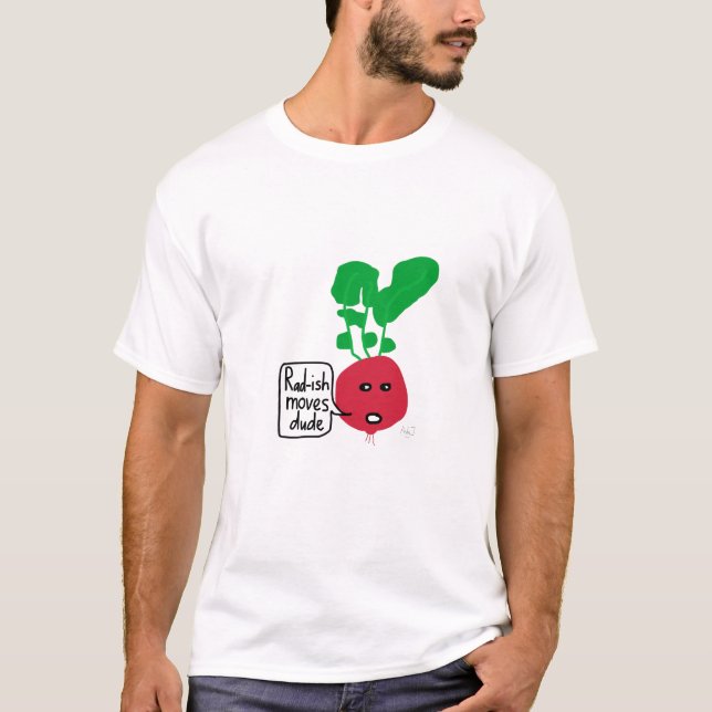 T-shirt Le radis déplace la chemise (Devant)