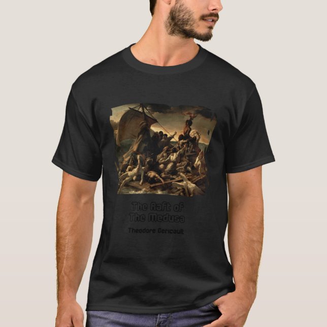 T-shirt Le Raft De La Méduse Avec Lunettes De Soleil (Devant)