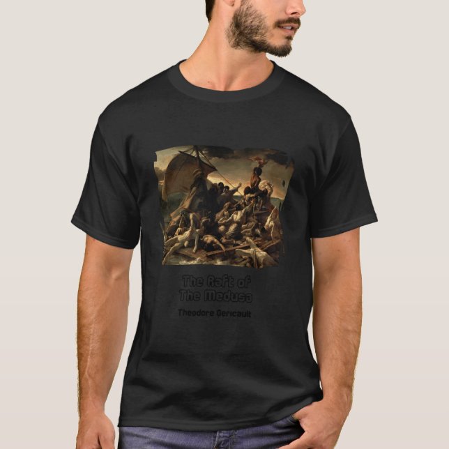 T-shirt Le Raft De La Méduse Avec Lunettes De Soleil (Devant)