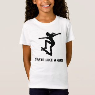 T-Shirt Le raie aiment une fille (faire de la planche à