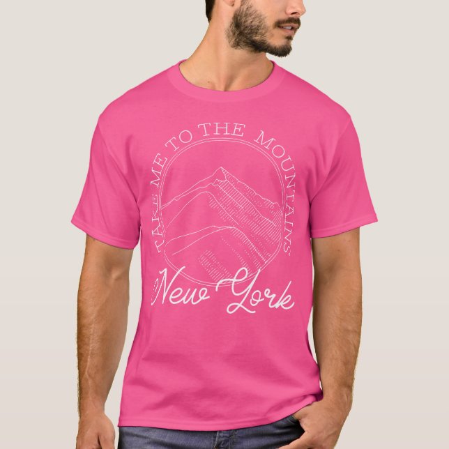 T-shirt Le Randonnée De Souvenir De New York M'Emmène Dans (Devant)