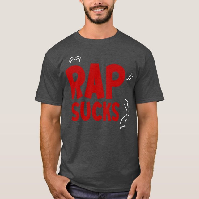 T-shirt Le rap craint rétro (Devant)