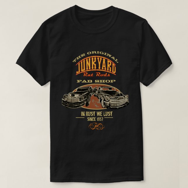 T-shirt Le Rat De Junkyard D'Origine N'Importe Quel Nom - (Design devant)