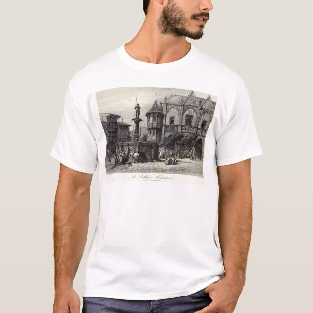 T-shirt Le Rathhaus, Hildesheim (Devant)