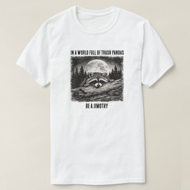 T-shirt Le Raton laveur Jimothy  (Design devant)