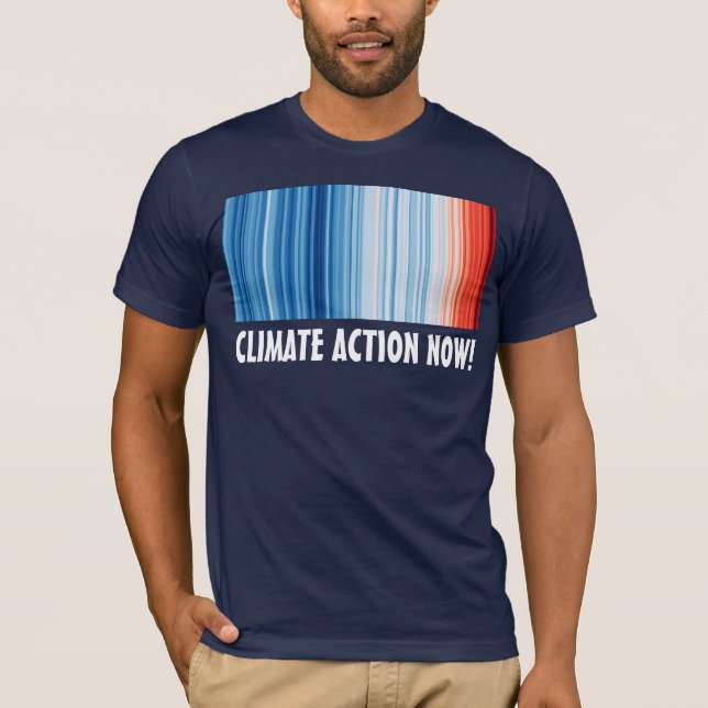 T-shirt Le Réchauffement climatique accélère l'action clim (Devant)