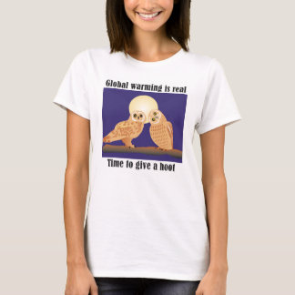 T-shirt Le réchauffement climatique est réel, il est temps