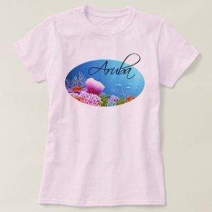 T-shirt Le récif d'Aruba
