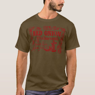 T-shirt Le Red Onion Restaurant Retro Mid Century Aesthet
