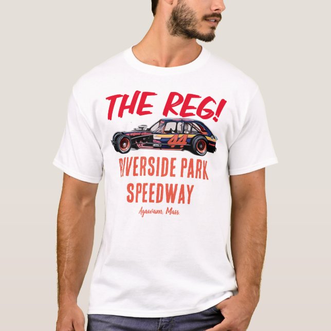 T-shirt Le REG ! 1 Côté Riverside Park Speedway RETRO (Devant)