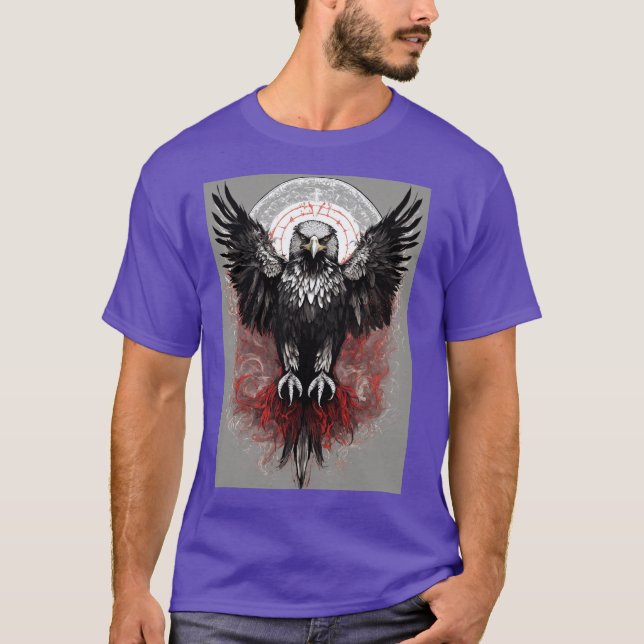 T-shirt Le regard de l'aigle (Devant)