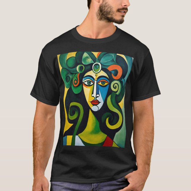 T-shirt Le regard de Medusa (Devant)