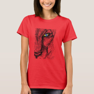 T-shirt Le regard du tigre