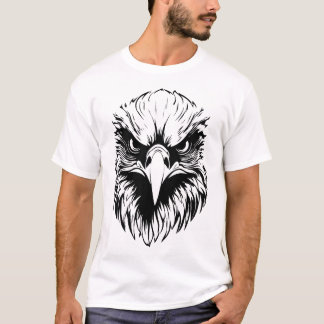 T-shirt Le regard terrifiant d'un aigle
