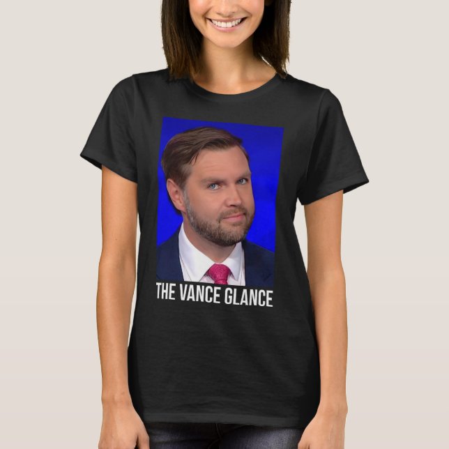 T-shirt Le regard Vance - Drôle Jd Vance (Devant)