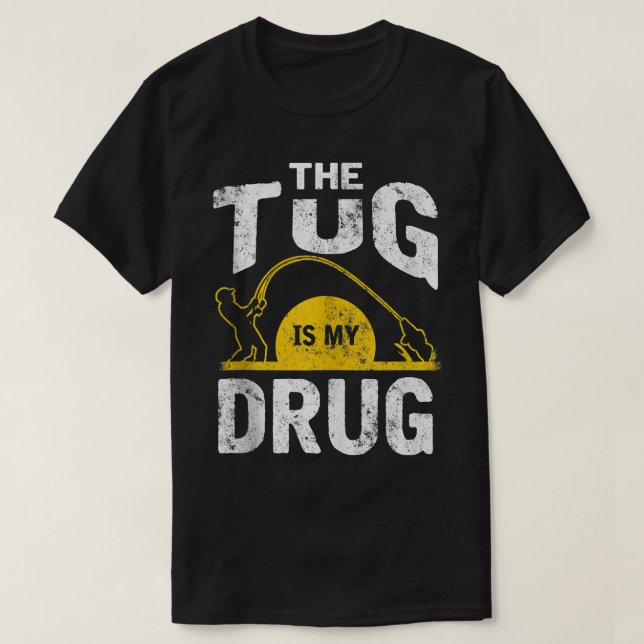 T-shirt Le remorqueur est ma drogue amusant Débardeur de p (Design devant)