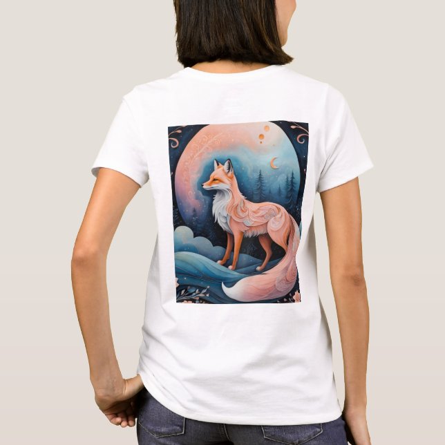 T-shirt "Le Renard Embre Enchanté" (Dos)