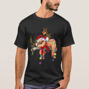 T-shirt Le renne paresseux de Père Noël Un petit amour p