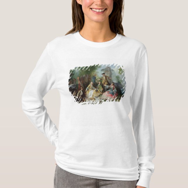 T-shirt Le repas de partie de chasse, C. 1737 (Devant)