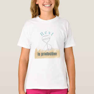 T-shirt Le repos est productif - Mini de sensibilisation à