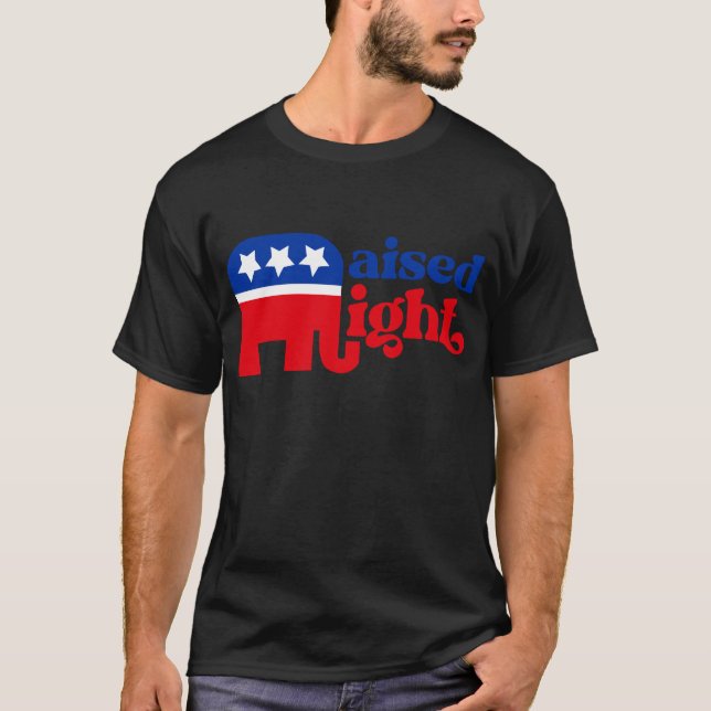 T-shirt Le Républicain conservateur Trump du GOP s'est red (Devant)
