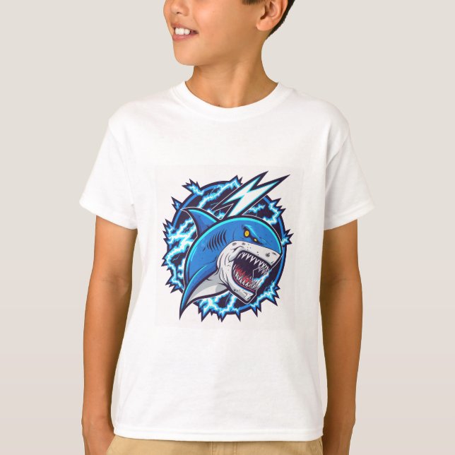 T-shirt Le requin-jupe pour enfant (Devant)