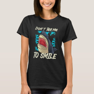 T-shirt Le requin ne me dit pas de sourire biologie marine
