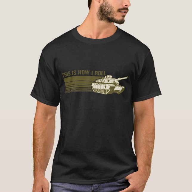 T-shirt Le réservoir, ceci est comment je roule (Devant)
