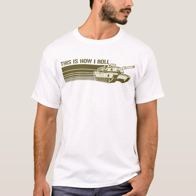 T-shirt Le réservoir, ceci est comment je roule (Devant)