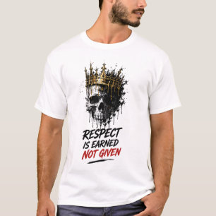 T-shirt « Le Respect Se Gagne, Pas Se Donne », Cou