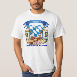 T-shirt Le restaurant du Bavarois de zum de Stummtisch