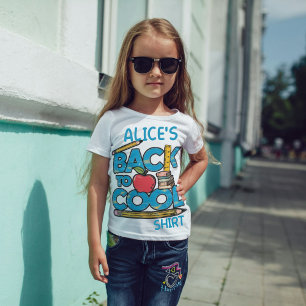 T-Shirt Le retour à l'école de mignonne enfant