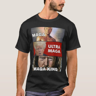 T-shirt Le Retour Du Grand Roi Maga Trump Ultra Maga