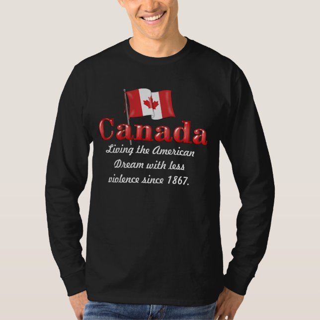 T-shirt Le rêve canadien (Devant)