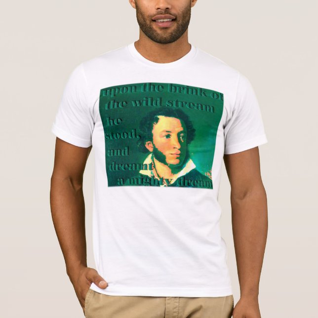 T-shirt Le rêve de Pushkin (Devant)