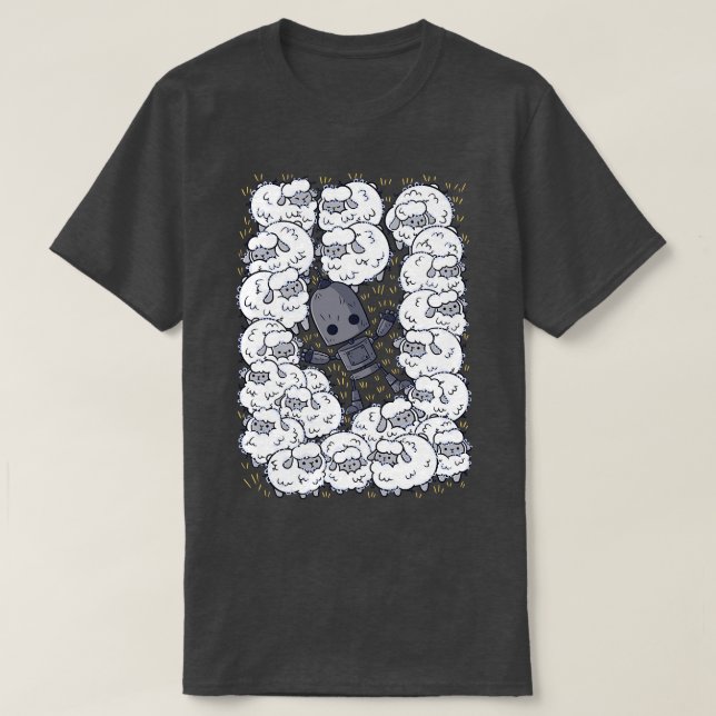 T-shirt Le rêve des robots (Design devant)