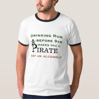 T-shirt Le rhum potable vous fait un pirate