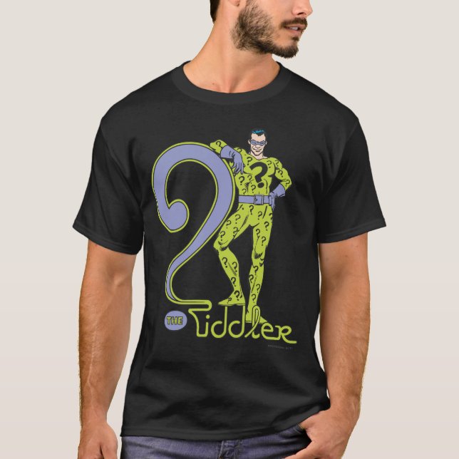 T-shirt Le Riddler & Logo Green (Devant)