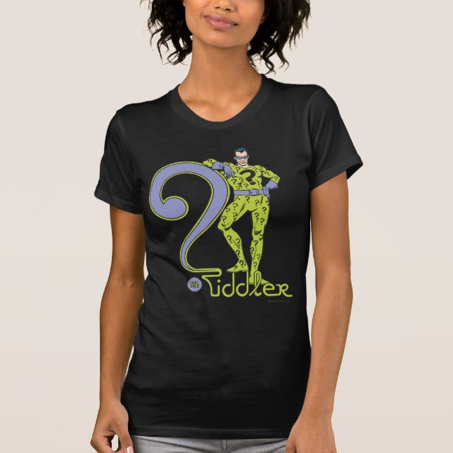 T-shirt Le Riddler & Logo Green (Devant)