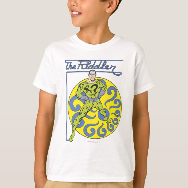 T-shirt Le Riddler & Logo Purple (Devant)