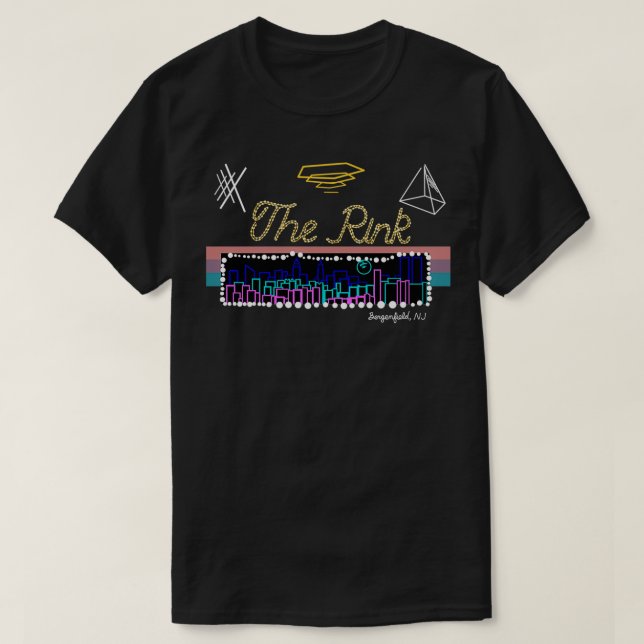T-shirt Le Rink Bergenfield NJ (Design devant)