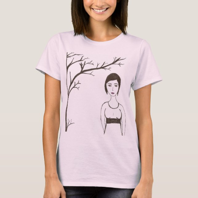 T-shirt Le riz de Jane Austen Portrait (Devant)