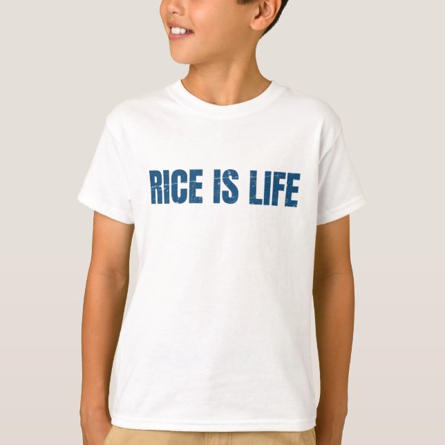 T-shirt Le Riz Est La Vie (Devant)