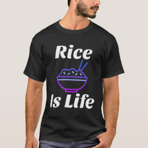 T-shirt Le riz est la vie amusante des Philippins