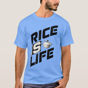 T-shirt Le riz est la vie Cuisine philippine Philippines N