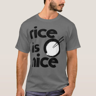 T-shirt Le riz est très agréable pour les amateurs de riz