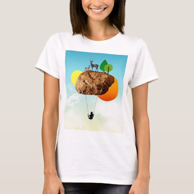 T-shirt Le rocher de notre existence (Devant)
